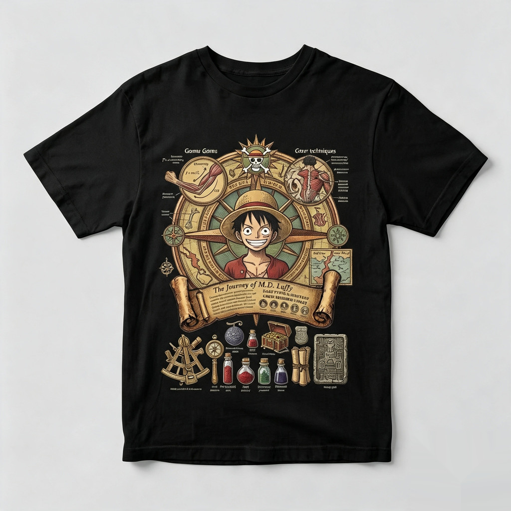 One piece pria kaos distro T-shirt pria kaos t shirt terlaris kaos gaya korea shirt oversize