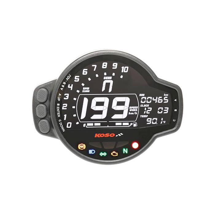 DISKON Speedometer KOSO Digital LCD Meter MS-01 Universal