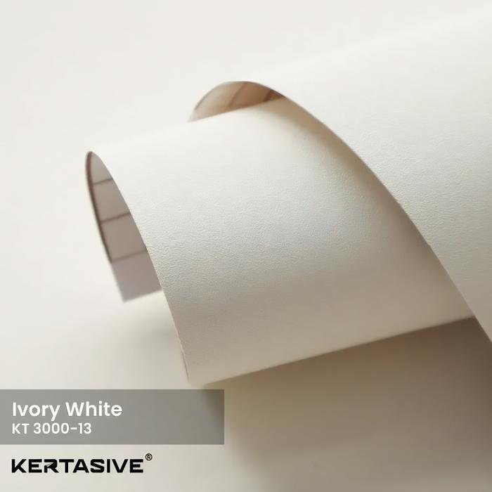 Ivory White KERTASIVE PVC Interior Film - Roll (50 meter)