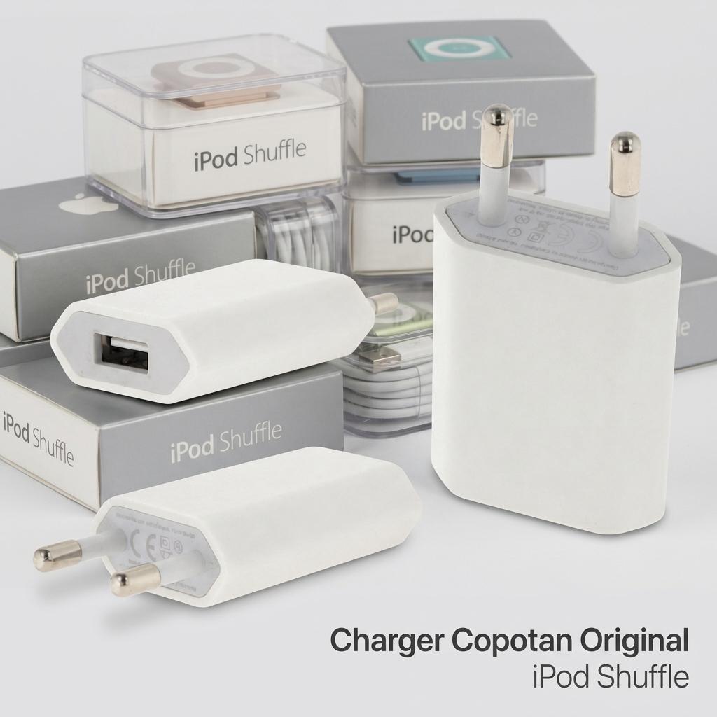 Charger Copotan Apple A1400 Second Ori 5V1A Untuk iPod Shuffle