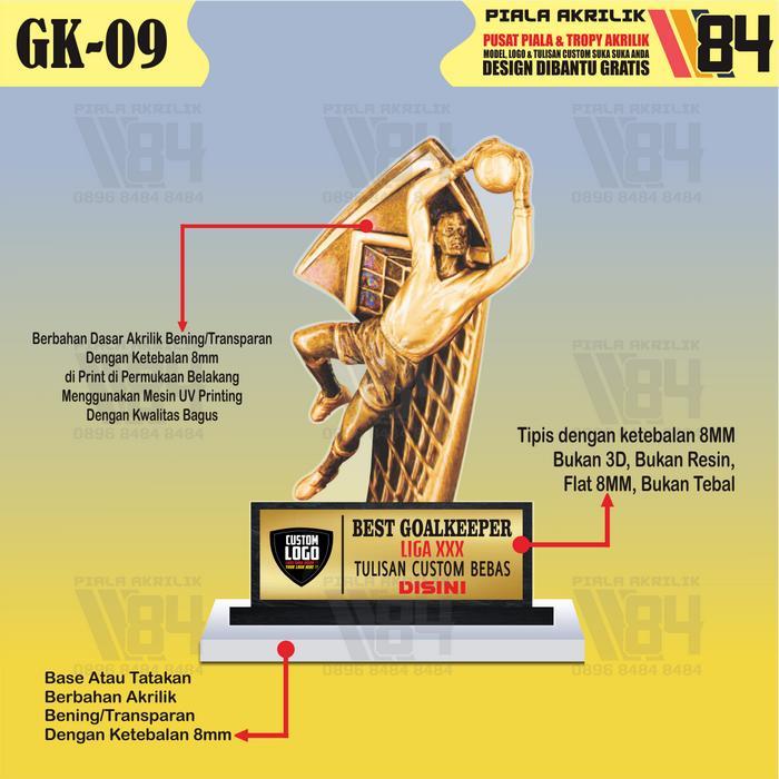 Luluna Piala Kiper Terbaik, Piala Kiper, Tropy Kiper, Tropi Kiper, Trophy Kiper, Piala Goalkeepers,