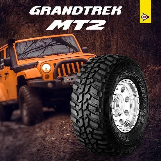 Ban mobil 265/65 r17 dunlop grandtrek mt2 wide ukuran 265/65r17 M/T cocok untuk pajero triton fortun
