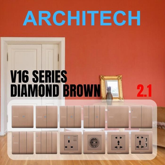 NX808 ARCHITECH SAKLAR DIAMOND BROWNV16SERIES NEW