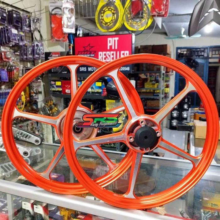 Velg Racing AK55 Honda Karisma Supra x 125 Blade Legenda MUTAKIN FG511 FG 505 CNC - 505 REVO OREN