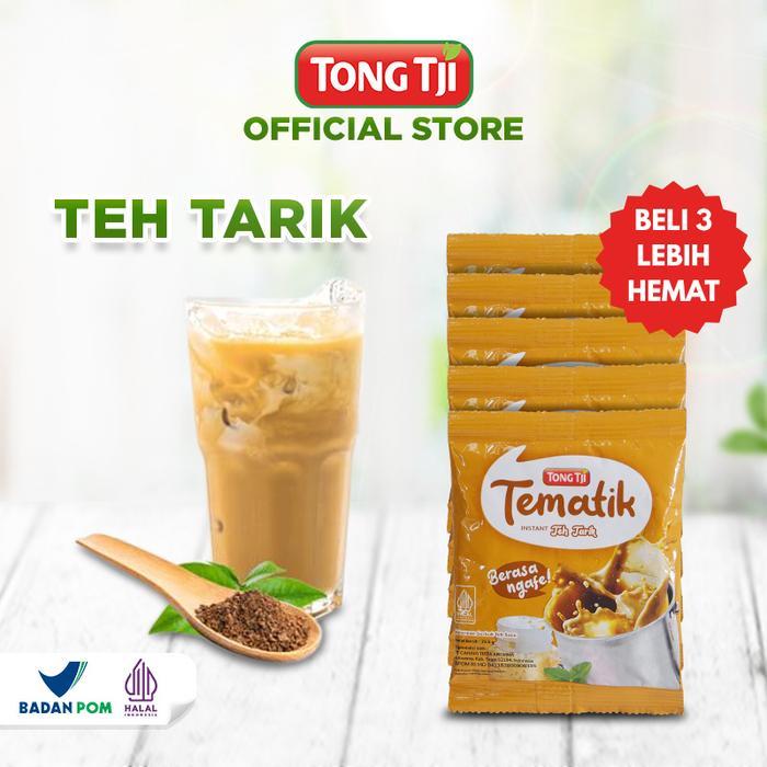 TERLARIS [BUNDLING 3 RENCENG] Tong Tji Tematik Teh Tarik Renceng isi 10 Sachet - Powder Drink