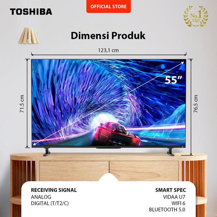 TOSHIBA TV 55Z670MP 4K GAMING TV 55" 144Hz
