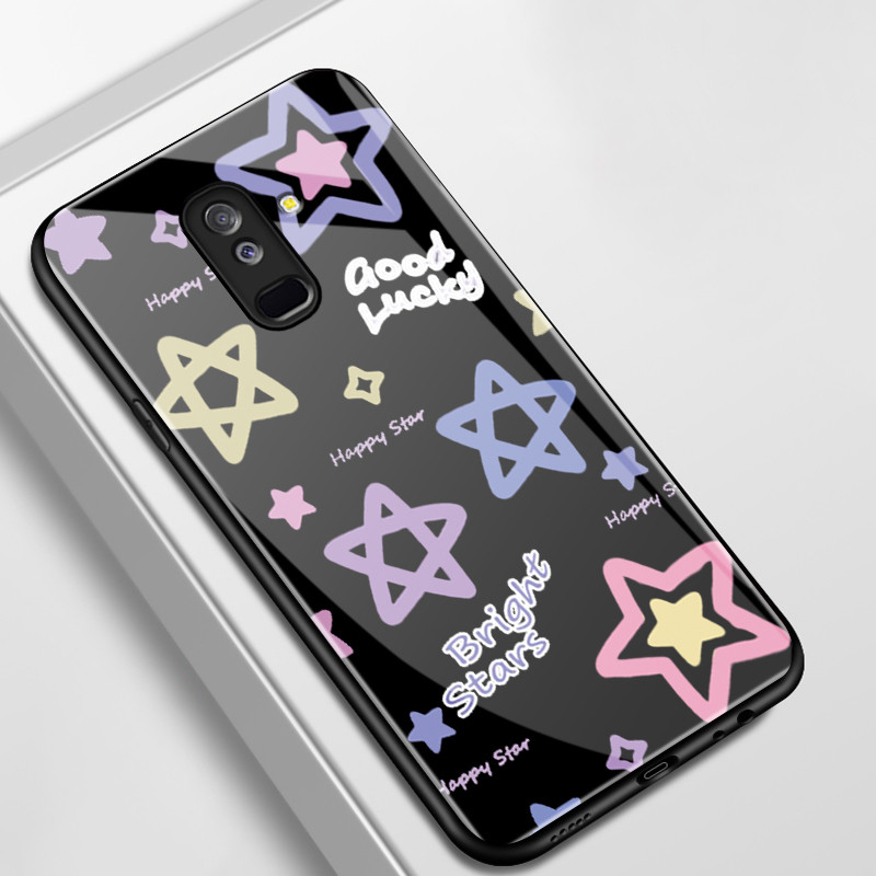Casing Hp Untuk Samsung A6+ 2018 J8 2018 J6 Plus 2018 J6 Prime Case Casing Ponsel Pola Bintang Warna