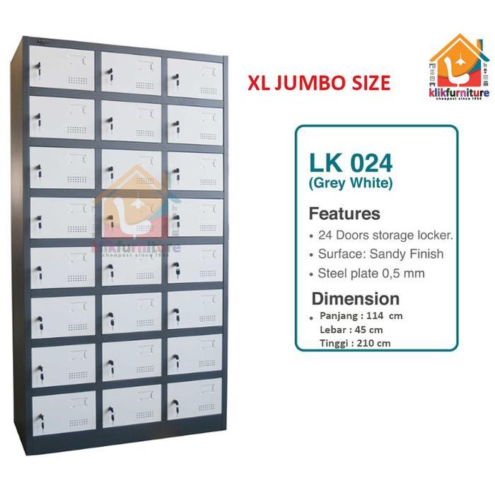 Promo Loker Besi Locker Besi 24 Pintu AKL024 Jumbo