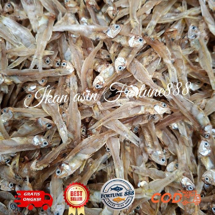 Ikan Asin Teri Bunga Tawar Kering Asli Lampung Super Food