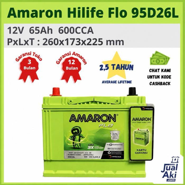 Amaron HiLife 95D26L 65Ah