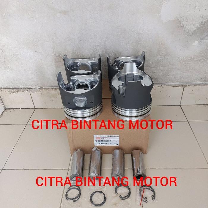 Piston Seher Seker Piston Assy Piston Isuzu New Nmr71 Nmr 71 Harga Per 1Set 4Pc Baja Alfin Import