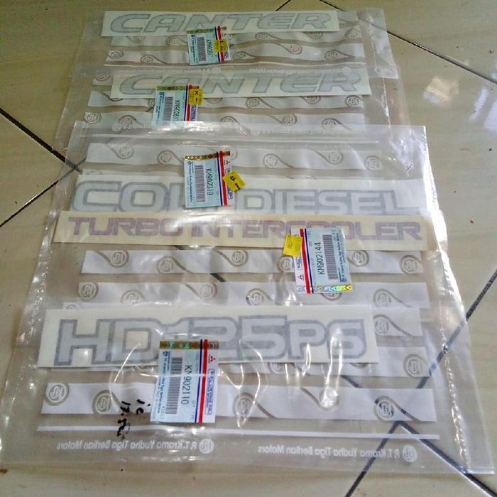 Stiker Canter Set Isi 5Pcs Original Mitsubishi