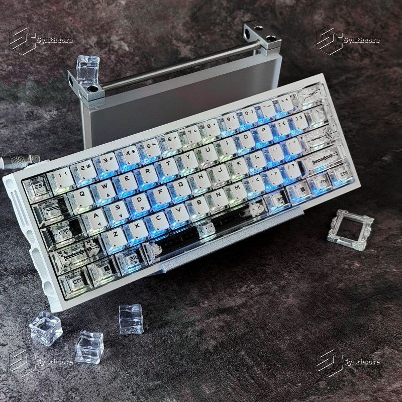 Transparent Keycaps ROG EplicaTheme 130 Keys Full Set Cherry Profile Clear PC for 98HE Ace 75%