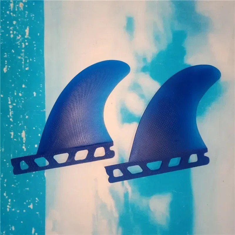 3.58 In Small Size GL BiLong FUT Plug 34 BOX Surfboard Fin Wave Board Double Side Fin Long Board