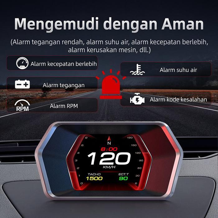 Diskon Acroder Obd Display Mobil P17 Obd2 Gps Baca Aliran Data Untuk Mobil Universal Original