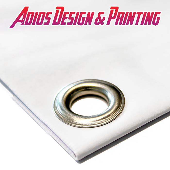 Spanduk Banner Hati-Hati Ada Pekerjaan Proyek Banner Peringatan Proyek Bahan Flexy 280 Gsm