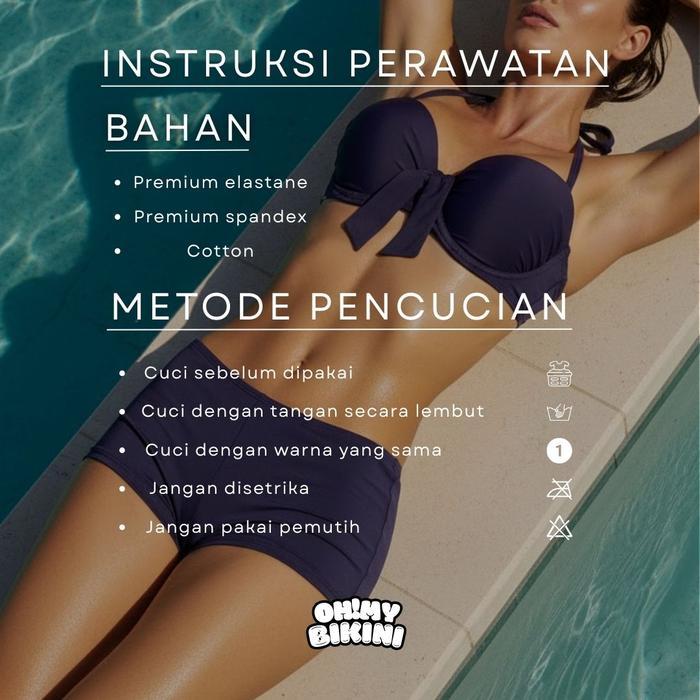 ELEGANT COASTAL Bikini Set Baju pantai Murah Bikini Lucu OhMyBikini