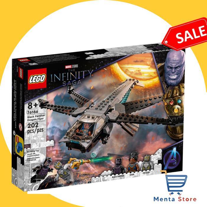 LEGO Marvel 76186 Black Panther Dragon Flyer Studios The Avengers Ori