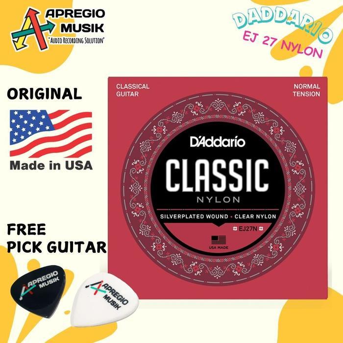 SENAR GITAR NYLON DADDARIO CLASSIC NYLON ORIGINAL