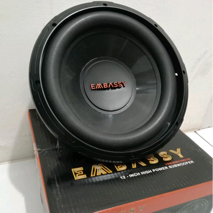 COD Subwoofer Embassy EM-1289 12inch Double coil ORIGINAL