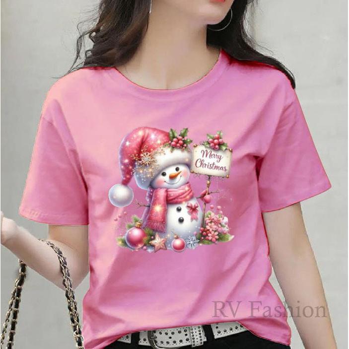 BAJU NATAL / KAOS NATAL WANITA / KAOS NATAL PRIA DEWASA / KAOS NATAL FAMILY / KAOS WANITA KOREAN