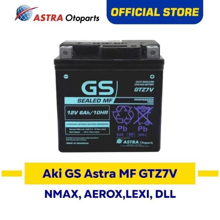 Gs Astra Gtz7V Aki Motor Yamaha Nmax 155 Aerox Abs Original