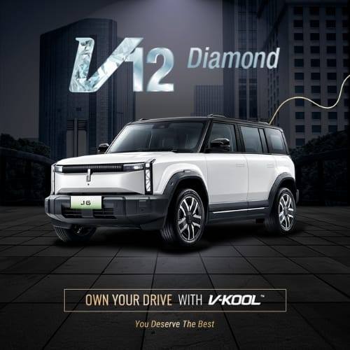 VKOOL Kaca Film SKKB X05 CHERY J6 | Diamond Series