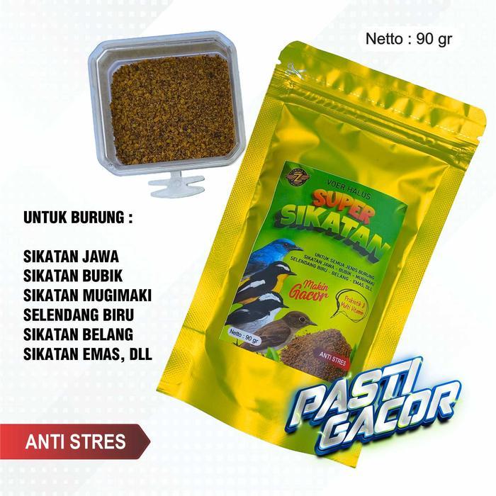 SUPER SIKATAN VOER HALUS UNTUK BURUNG SIKATAN JA, BUBIK, MUGIMAKI, BELANG, EMAS SELENDANG BIRU MAKIN