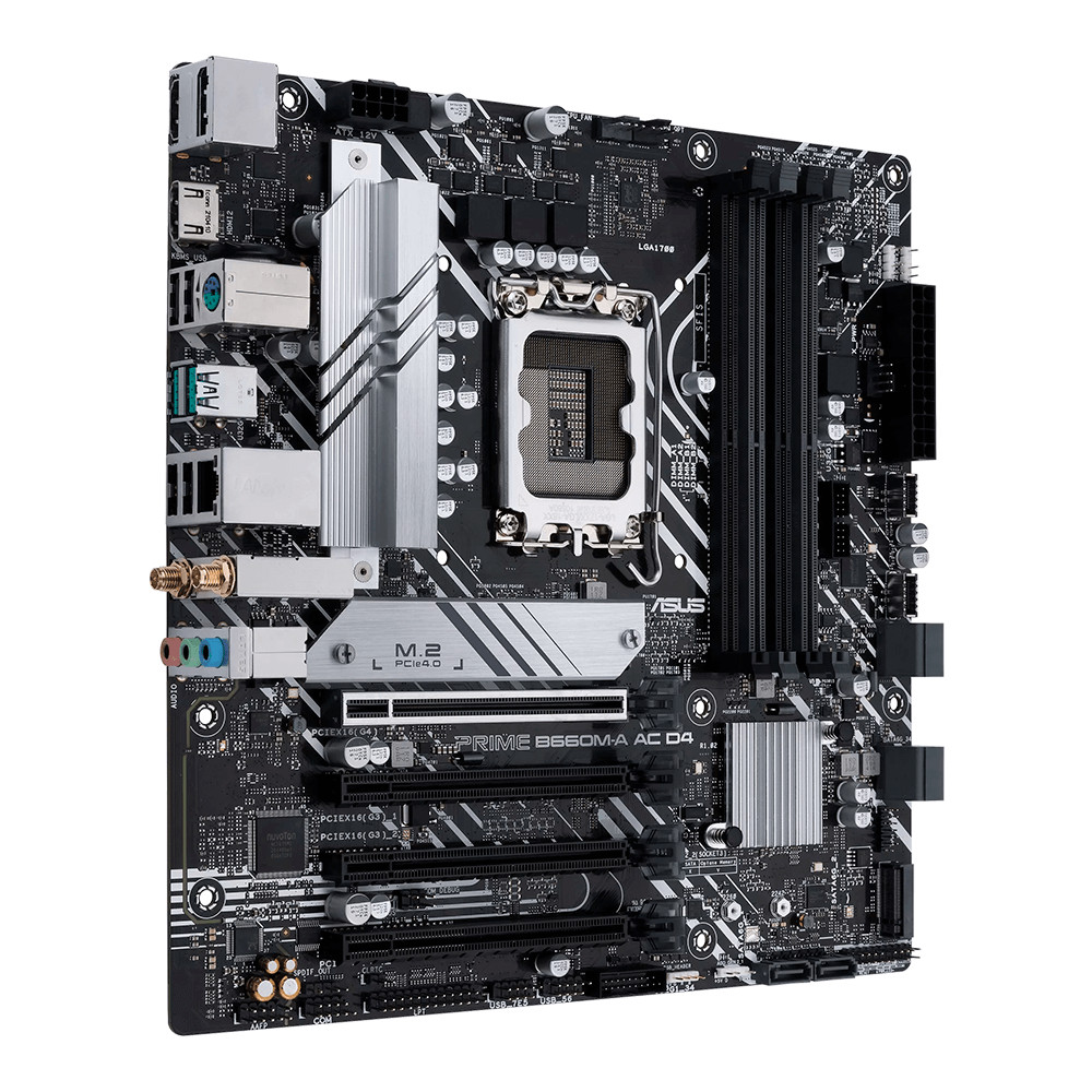 ASUS PRIME B660MA AC D4 motherboard B660 placa me pc LGA 1700 CPU Support i512400 i712700F i912900