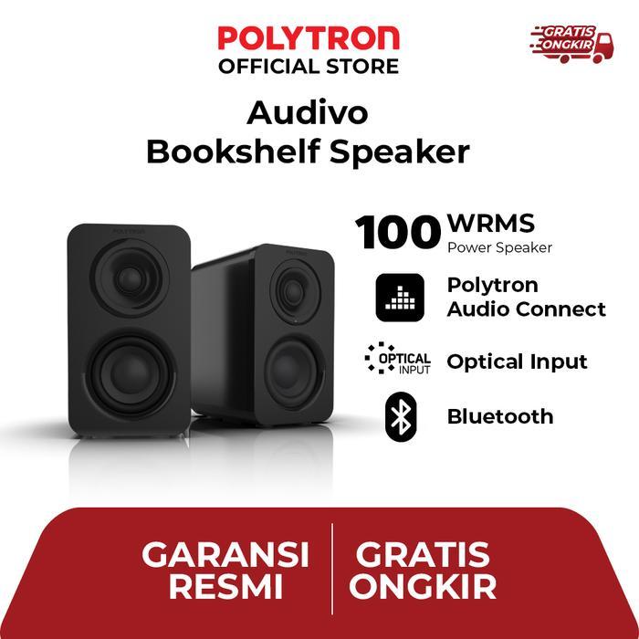 Polytron Active Bookshelf Speaker Audivo PHS 5B