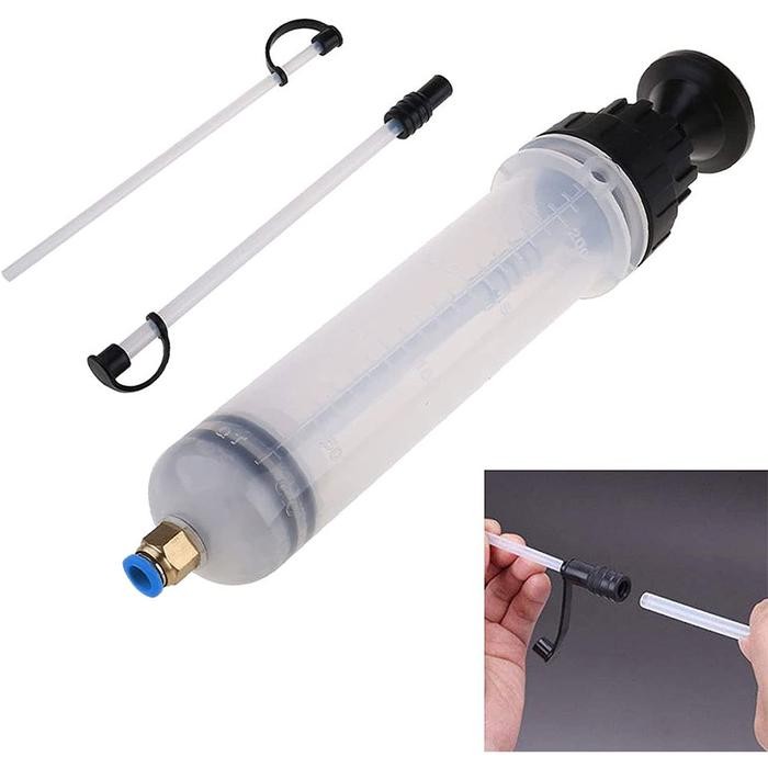 NARZRIE POMPA TANGAN TRANSFER OLI BENSIN MOBIL EXTRACTOR 200ML - NC25