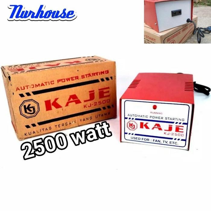 PENGUAT DAYA LISTRIK 2500 WATT STABILIZER ANTI JEGLEK BERKUALITAS