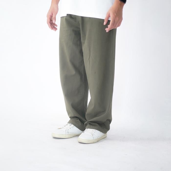 kwf6 Ryusei Celana Linen Baggy Pria Yamatsu