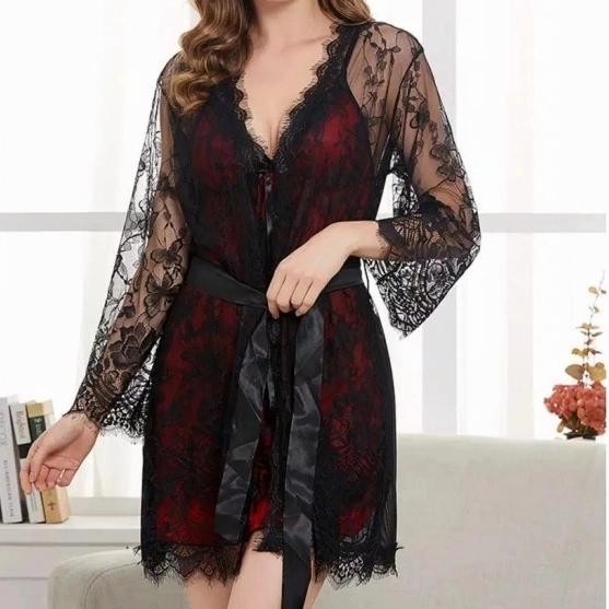 Termurah Lingerie Kimono Premium Bagus/Big Size Lingerie Terlariss 