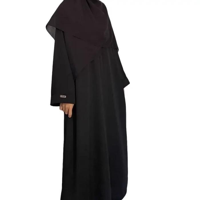 New abaya hitam Remaja arabian abaya wanita viral Gamis Lembut abaya Lebaran Muslim Dress Dewasa