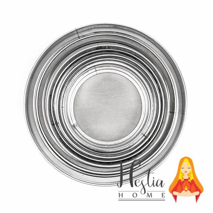 Saringan Ayakan Set 6pc Tepung Kopi Teh Halus Strainer Stainless Bubuk