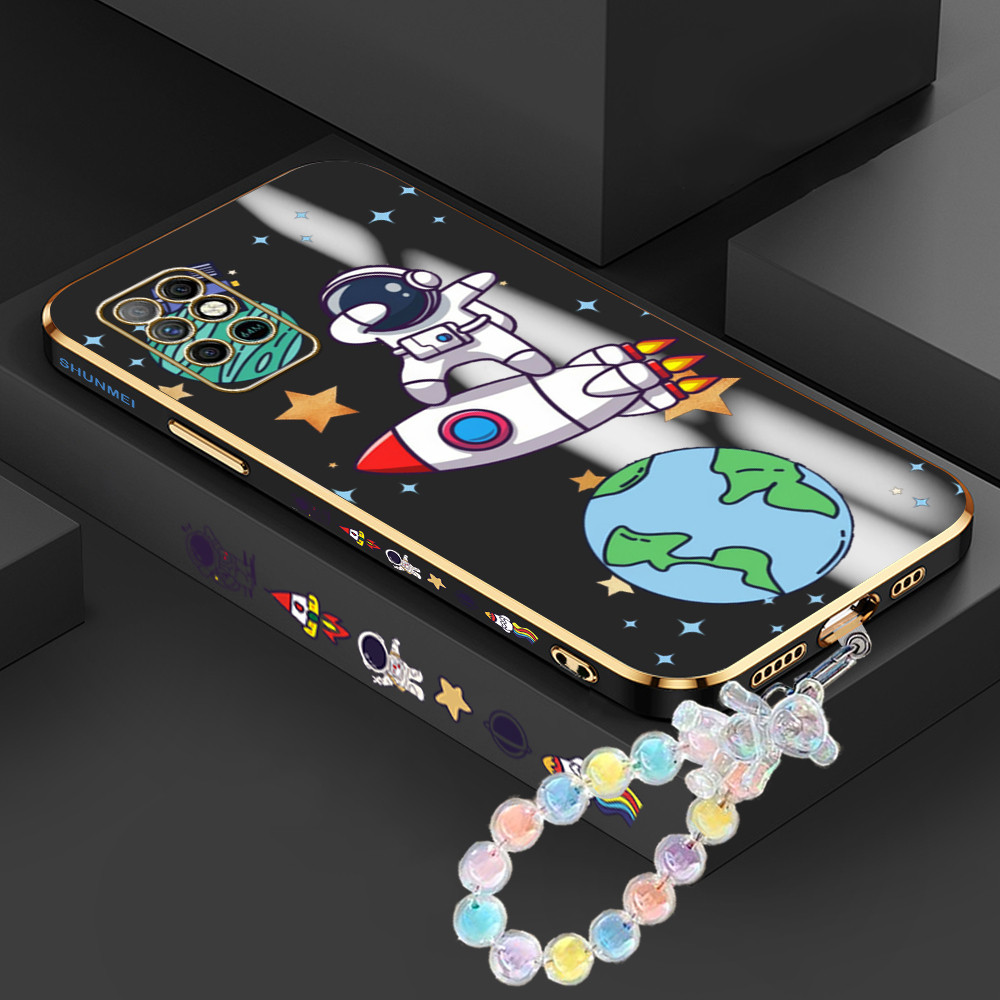 [Pengiriman Jakarta] Infinix NOTE 8 10 Pro 11 NFC 12 G88Casing Ponsel NASA Berkelana Luar Angkasa  L