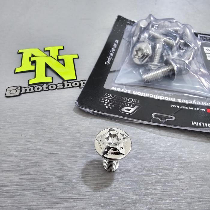 SATUAN baut disc cakram MIO NOUVO FINO SOUL probolt stainless 304 P TITANIUM VIETNAM