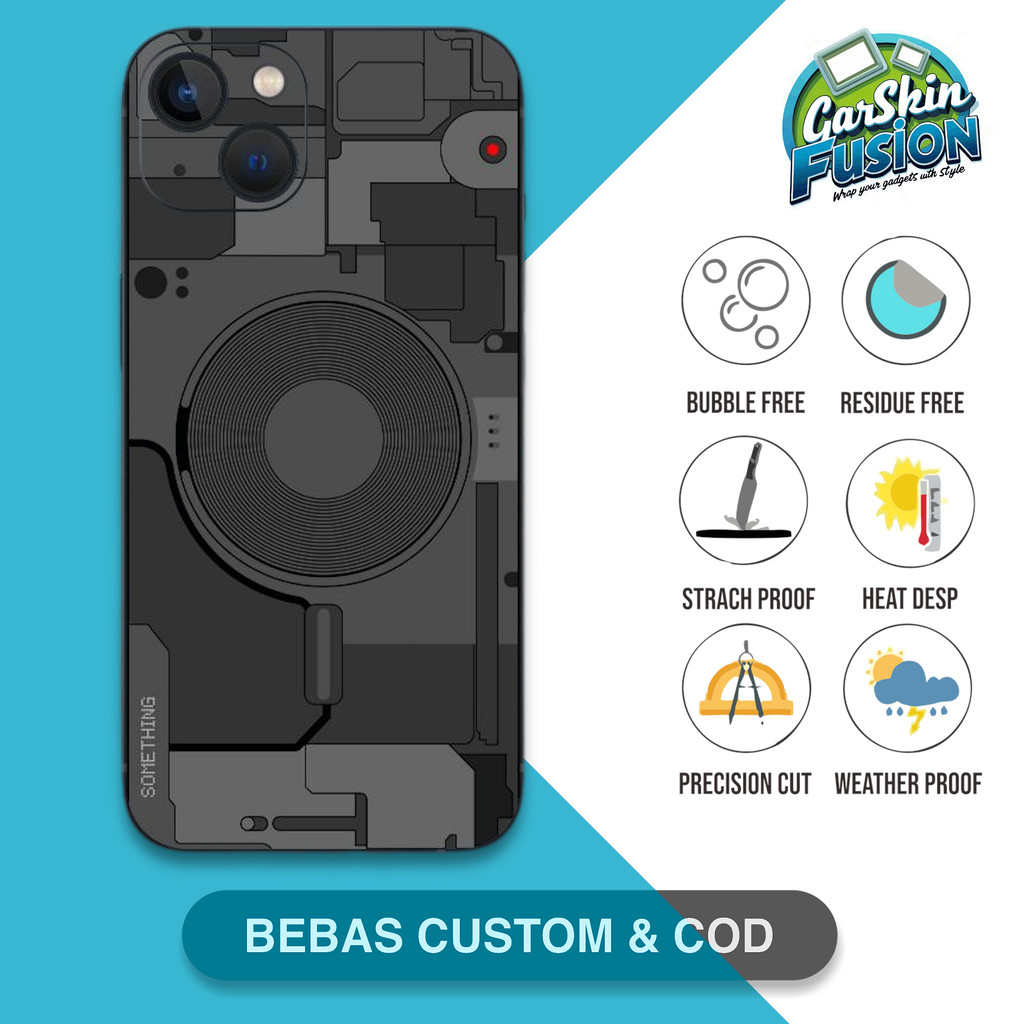Garskin Skin iPhone 13 Something series Anti-Scratch Protector Case | by Fusion Kode - 9Dz