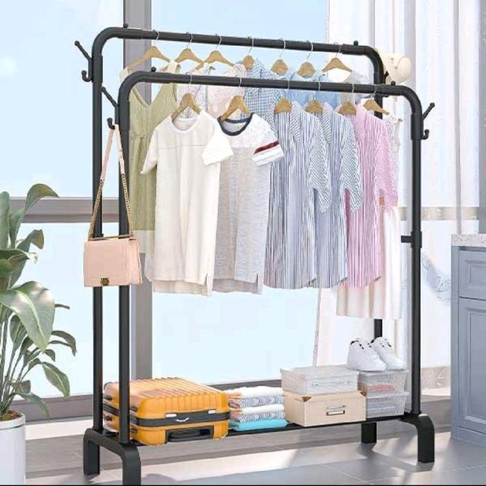 SALE Rak Gawang/Gantungan Baju Gawang/Jemuran Baju Gawang/Stand Hanger Gawang Besi/Rak Gawang