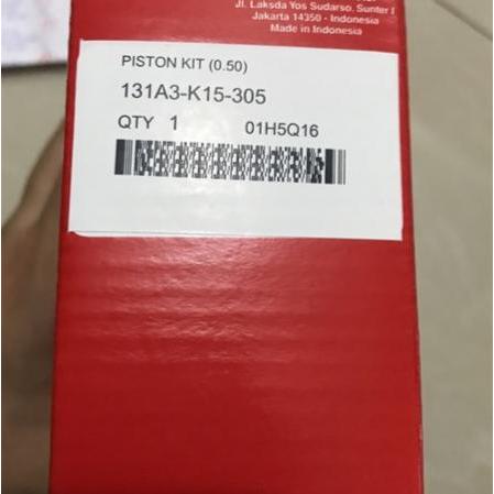 Seher Kit & Piston Kit Cb150R & Verza Os 50 Original Honda K15