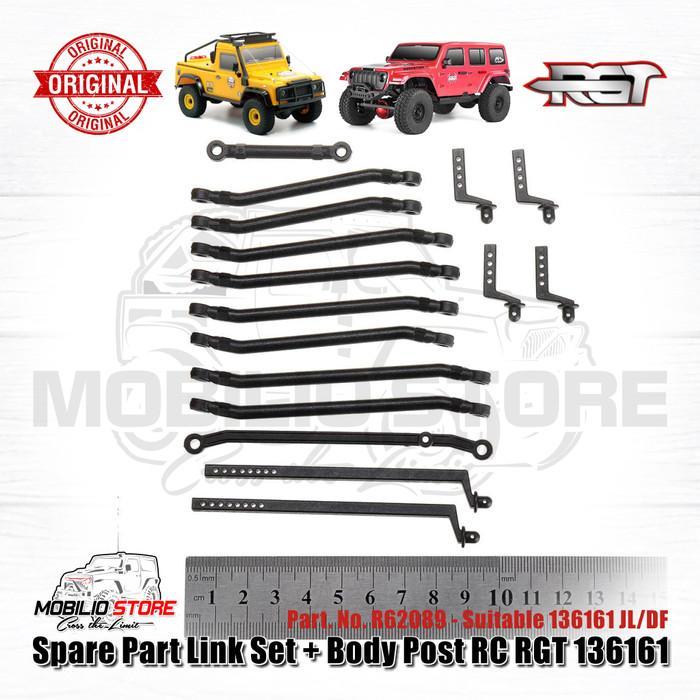 Sparepart Ori R62089 Link Set Body Post Rc Crawler Rgt 136161 Jl/Df