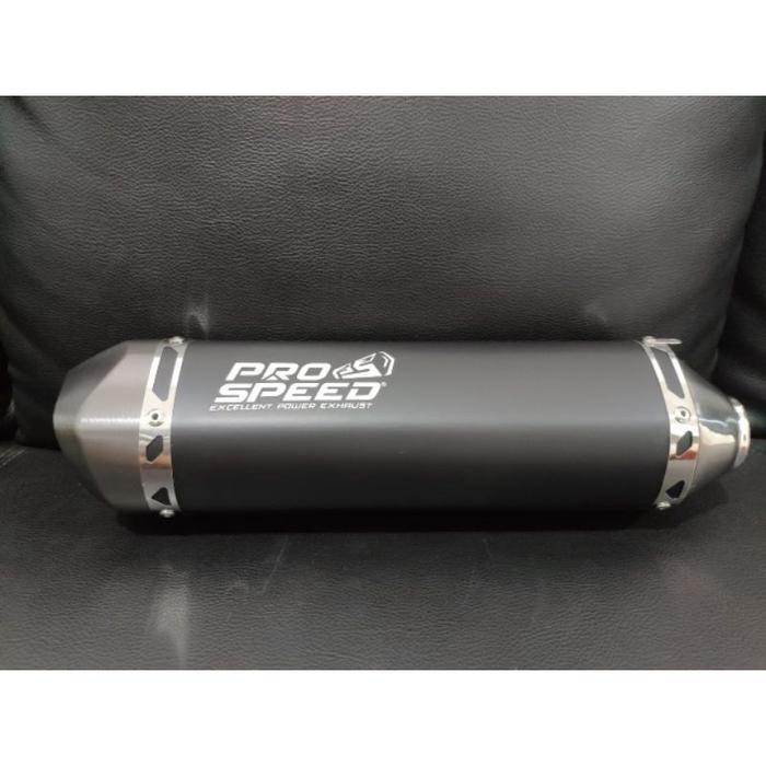 Knalpot Prospeed Black Cnc / Knalpot Prospeed Aerox , Nmax Old / New , Pcx , Lexi , Adv , Vario Old