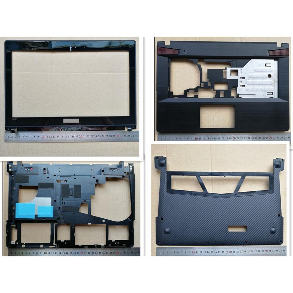 New laptop For Lenovo Y400 Y400N Y410P Y430P lcd bezel/Palmrest upper Cover/Bottom Base Cover lower 