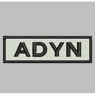 DD-250 PATCH BORDIR ADYN CUSTOM NAMA LOGO EMBROIDERY
