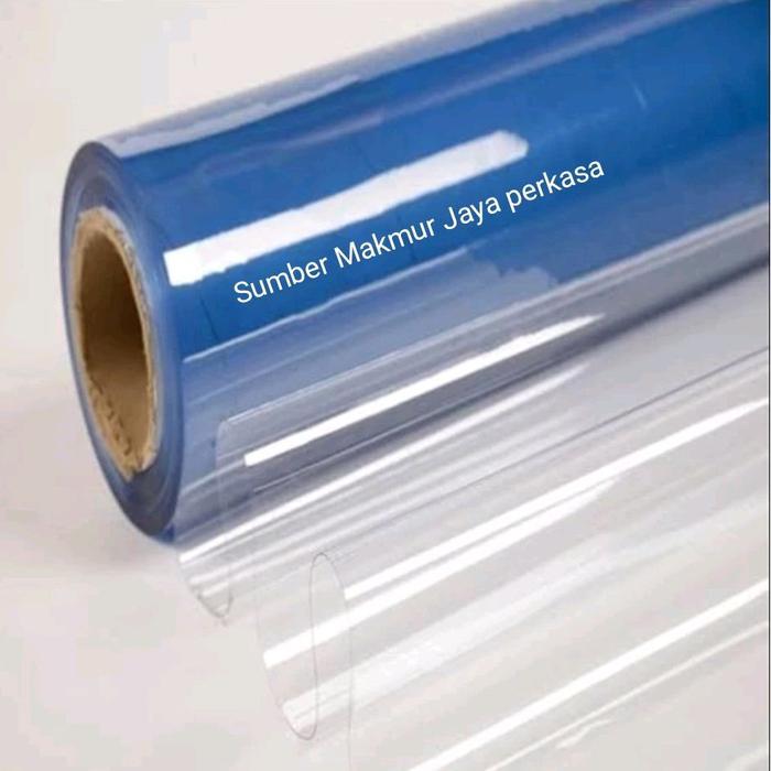 Plastik Taplak Meja ( Alas Meja PVC Transparan ) 0,5mm x 110cm x 220cm
