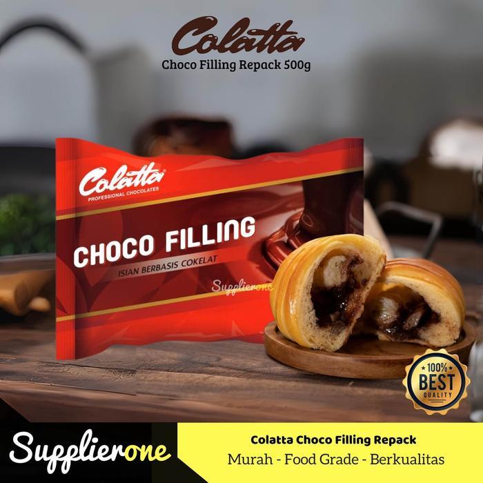 vowk- Colatta Choco Filling Repack 500G/ Coklat Filling / Filling Coklat