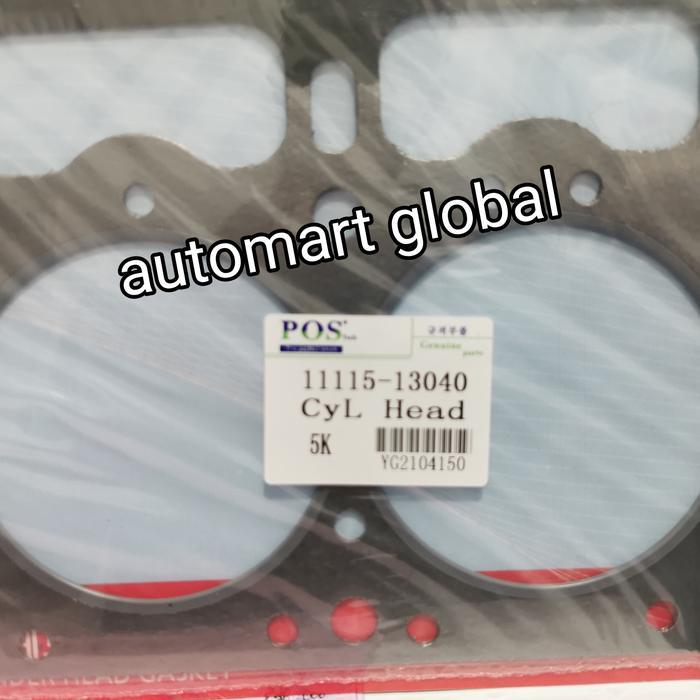 Baru Packing Cylinder Head Deksel Kijang Super 5K Kf40 Kf50 Ori Berquality