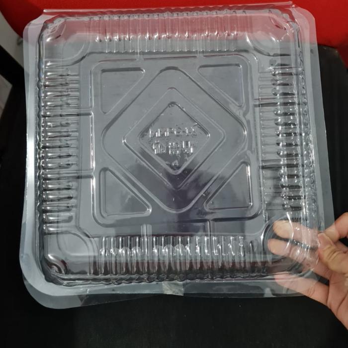 Berkualitas- Kotak Mika Bolu Jumbo 24 X 24 24X24 50 Pcs
