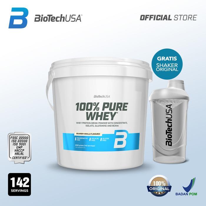 ASLI BiotechUSA - 100% Pure Whey Protein 4 gram Diet Support READY STOCK